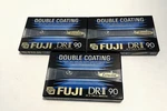Lot Of 3 Fuji Dr-ii 90 Double Coating Type High CRO2 Blank Cassettes Min. Fixed Price $17.99.