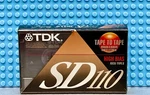 Tdk Sd 110 1992 Usa Type Ii Blank Cassette Tape (1) (sealed). Fixed Price $30.59.