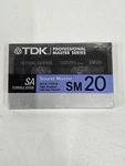 Tdk SM20 Professional Master Series Type Ii High Bias Cassette Tape Sealed. Fixed Price $14.99.