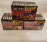12 Maxell Udii-cd 110. New Sealed Type Chrome Blank TAPES.3 Packs Of 4.. Fixed Price $89.95.