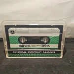 Maxell Cp 15 Vintage Personal Computer Cassette Tape Minutes. Fixed Price $5.99.