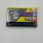 Denon Sport High 100 1992 Usa Type Ii Blank Cassette Tape (1) (sealed). Fixed Price $24.99.