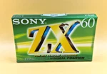 Sony Zx 60 Blank Audio Cassette Tape (sealed) New!. Fixed Price $12.99.