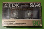 Tdk Sa-x 90 (1987) Type Ii/high Bias Min. Blank Cassette Sealed Japan. Fixed Price $24.00.