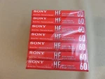 Sony 7 Minutes C-60HFC Cassettes New/sealed Package. Fixed Price $20.00.