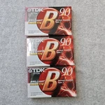 Tdk B90 Blank Brilliant Cassettes - Normal Position Type 1 Sealed & New X3. Fixed Price $14.27.