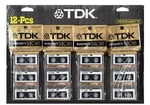 Tdk MC60 12 Pack Microcassette Recording Tape. Fixed Price $114.82.