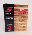 Lot Of 8 Tdk SA90 Type Ii - Blank Sealed Cassette Tapes. Fixed Price $59.99.