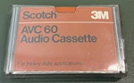 Vintage Scotch Avc 60 1972 Blank Cassette Tape. Fixed Price $18.00.