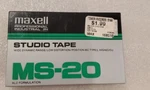 Maxell Professional MS-20, Audio Studio Blank Tape (1) Type Ii.new & Sealed. Fixed Price $24.99.