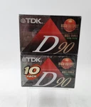 Tdk D90 Dynamic Casette Tapes Lot Of 10 Blank New Sealed High Output Ieci Type. Fixed Price $16.99.