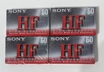 Sony Normal Bias High Fidelity Audio Cassettes C-60HFC New Lot Of 4. Fixed Price $7.19.