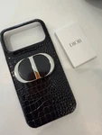 Cd Mirror Phone Ring Holder Stand Dual 3M Black With Croc Case New. Fixed Price $44.99.