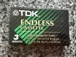 Tdk Endless Cassette EC-3M Minute Vs Blank Tape Sealed. Fixed Price $19.99.