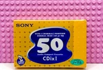 Sony Cdix-i 50 1999 Japan Type Blank Cassette Tape (1) (sealed). Fixed Price $23.99.