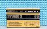 Magnex Studio 2 60 Vs. Ii Type Blank Cassette Tape (1) (sealed). Fixed Price $20.69.