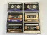 Lot Of 6 Used Blank Cassettes Maxell Udx-ii, Uds-ii, Xlii,. Fixed Price $25.00.