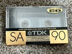 New Tdk Sa 90 Cassette Tape Original Sealed Packaging 1989 Made Japan. Fixed Price $9.87.