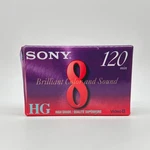 Sony Minute High Video 8 Blank Cassette Tape Sealed New Ntsc P6-120HG. Fixed Price $5.00.