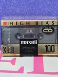 Maxell 100 High Bias CRO2 Audio Cassette New/sealed XL-2. Fixed Price $12.99.