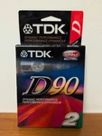 Tdk D-90 Blank Audio Cassette Tapes 2 Pack High Output Minute Sealed New. Fixed Price $10.99.