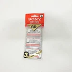 Sony Pack Of 3 MC-60 Tapes Lifelike Voice Minute. Fixed Price $14.99.