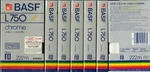 6 Basf L-750 Chrome Betamax Video Cassettes Nos New Free Shipping. Fixed Price $39.95.