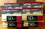 Tdk Sd 60 Type Ii Blank Audio Cassette Tapes -lot Of 10- 1988 New Sealed Vintage. Fixed Price $129.95.