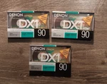 Lot Of 3 New Denon DX1 90 Blank Audio Cassette Tape Type Sealed. Fixed Price $18.09.