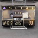 Maxell Mx-s Min Metal Cassette Tape Sealed Japan Iec Type Iv Nos Cobalt. Fixed Price $41.19.