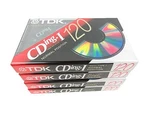 Tdk Cding-i 120 Cassettes, Of 4 New Old Stock, Free Shipping. Fixed Price $30.00.