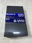 New Sealed Sony S-vhs Master Quality Broadcast Video Cassette MQST-120 Mint. Fixed Price $17.95.