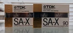 2 Tdk SAX90 Minute Blank Cassettes. Fixed Price $37.99.