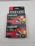 New 2PACK Factory Sealed Maxell Udii Cd High Bias Position Audio Cassettes 90MIN. Fixed Price $11.99.