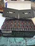(box 18) New Maxell Professional C120 Communicator Series Cassette Tapes. Fixed Price $65.00.