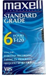 Maxell Standard Grade T-120 Vhs Tape Blank Recordable 6 Hour Brand New Sealed. Fixed Price $6.49.