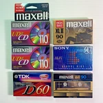 Maxell Tdk Sony Blank Cassette Tape Lot X6 Ud Ii Cd 110 High Bias & Normal. Fixed Price $29.99.