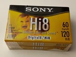 Sealed Pack Sony Video HI8 Brilliant Color And Sound P6-120HMPL Cassette Tape. Fixed Price $16.00.