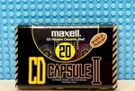 Maxell Cd Capsule Ii 20 1990 Type Blank Cassette Tape (1) (sealed). Fixed Price $29.99.