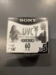 Sony DVM60PRR Premium Mini Minute Dvc Digital Video Cassette Box Lot Of 5. Fixed Price $45.00.