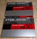 Tdk Am 30 Acoustic Master Audio Cassette Tape- Of 2, Brand New!. Fixed Price $18.95.