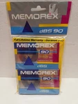 Memorex Dbs 90 Cassette Tapes Pack Sealed -normal Position 120US Eq. Fixed Price $20.00.