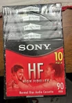 Sony 90 Minute Blank Audio Cassette Tapes High Fidelity Pack Of 10 Sealed. Fixed Price $22.00.