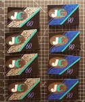 8 New Blank Audio Cassette Tapes 4 JCSUPER90 & JCSUPER60 Unopened Sealed. Fixed Price $17.50.