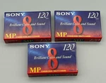 X3 Sealed Sony P6-120MPD 8MM Blank Video Cassettes Mins.. Fixed Price $27.99.