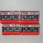 1985 Tdk D90 Normal Position Low Noise/high Output Cassette Tapes - Lot Of 4. Fixed Price $17.00.
