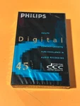 Philips - Digital Compact Cassette (45 Min) Sealed. Fixed Price $19.99.
