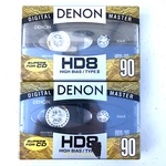 2 Vintage Denon High Bias HD8 90 Rare Metal Particle Brand New Sealed Nos. Fixed Price $46.77.