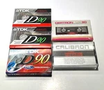 Lot Of 4 Blank Cassettes D90 Tapes Sealed 3-TDK, 1-CERTRON, -used Head Cleaner. Fixed Price $8.99.
