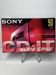 *single* New Sony Cd-it 90 Minutes Normal Bias Slide Case Cassette Tape Sealed. Fixed Price $9.99.